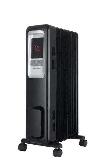 Photo 1 of 1,500-Watt Digital Electric Oil-Filled Radiant Portable Space Heater

//missing remote
