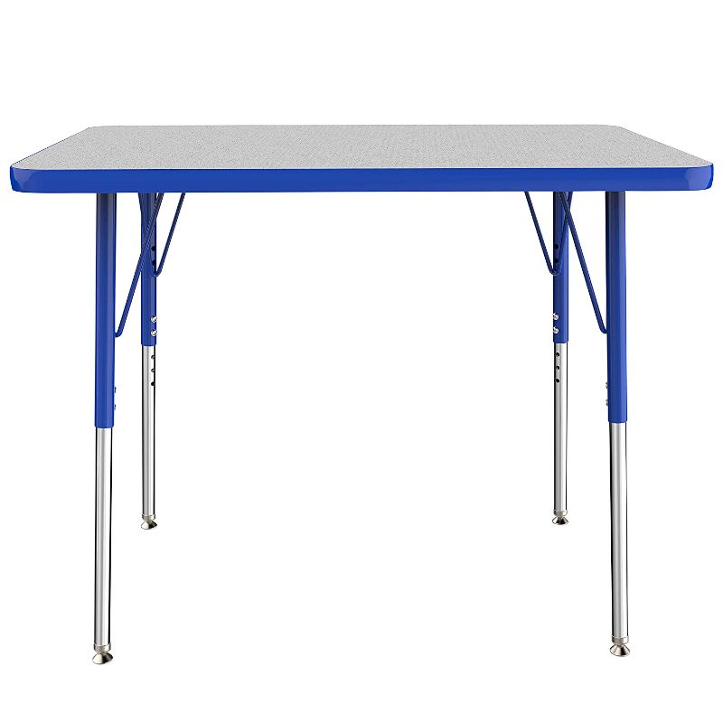 Photo 1 of ***TABLE TOP ONLY*** TM Rectangle Adjustable-Height Mobile Preschool Activity Table (30" W x 48" L)
