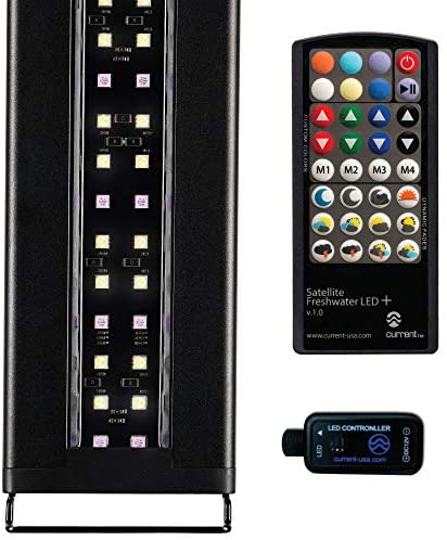 Photo 1 of Current USA Satellite Freshwater LED Plus Light for Aquarium
Size:24-36 Inch (Pack of 1)
Color:Black - Dynamic Color Control
