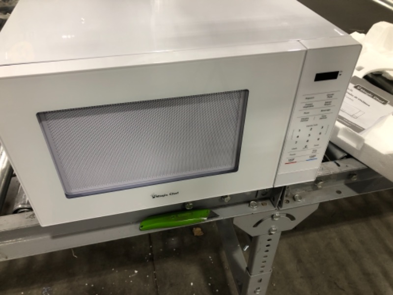 Photo 1 of 1.1 cu. ft. Countertop Microwave in White