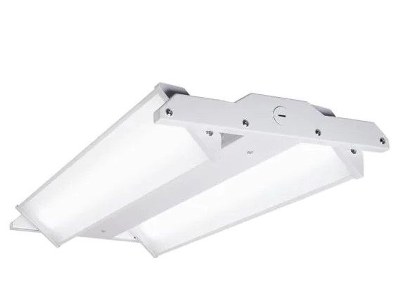 Photo 1 of 2 ft./26 in. 600-Watt Equivalent, Integrated LED, Dimmable White High Bay Light 23000 Lumens 5000K w/Aimable Optics