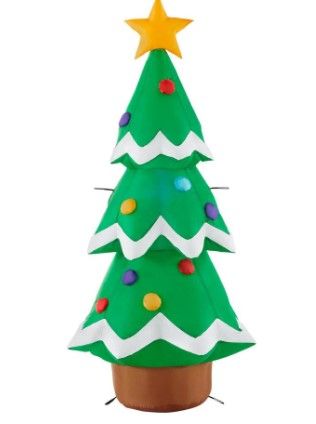 Photo 1 of 3.5 ft Pre-Lit LED Airblown Christmas Tree Inflatable
by Home Accents Holiday
