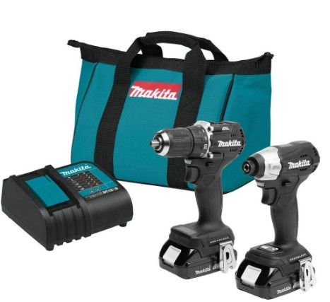 Photo 1 of 18-Volt LXT Lithium-Ion Sub-Compact Brushless Cordless 2-piece Combo Kit (Driver-Drill/Impact Driver) 1.5Ah
by Makita
