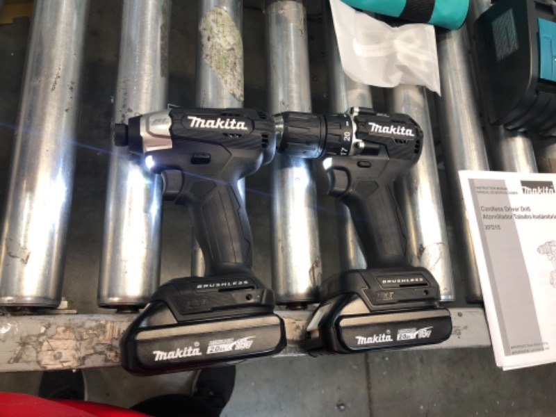 Photo 3 of 18-Volt LXT Lithium-Ion Sub-Compact Brushless Cordless 2-piece Combo Kit (Driver-Drill/Impact Driver) 1.5Ah
by Makita
