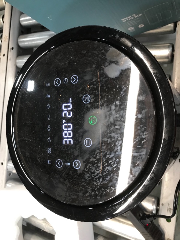 Photo 3 of Dreo Air Fryer - 100? to 450?, 4 Quart Hot Oven Cooker with 50 Recipes, 9 Cooking Functions on Easy Touch Screen, Preheat, Shake Reminder, 9-in-1 Digital Airfryer, Black, 4L (DR-KAF002)
