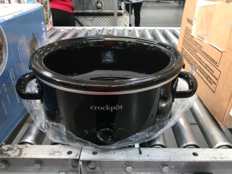 Photo 3 of Crock-Pot Cook and Carry Portable Manual Slow Cooker, Black - SCCPVL600-B, 6 Quarts
