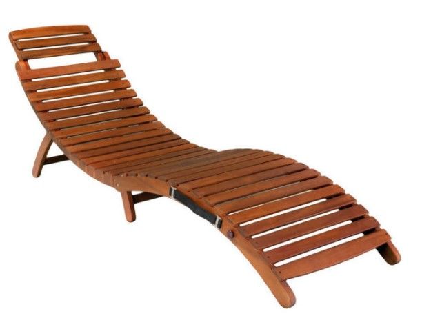 Photo 1 of  Folding Chaise Lounge Chair
W 21.25" / D 72.75" / H 24" / 25.9 lb.
