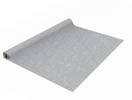 Photo 1 of 2-Pack Linen Self-Adhesive Shelf Liner in Grey
by Simplify
