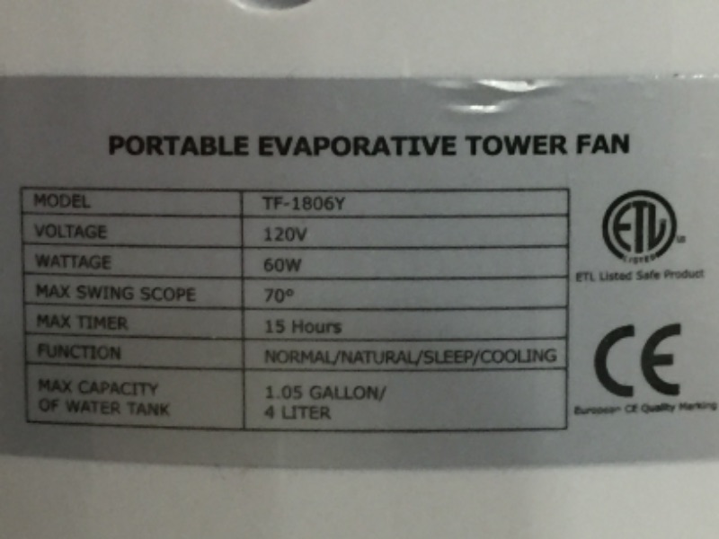 Photo 3 of 7,000 BTU (DOE) 115-Volt Portable Air Conditioner LP0721WSR with Dehumidifier Function and LCD Remote in White
