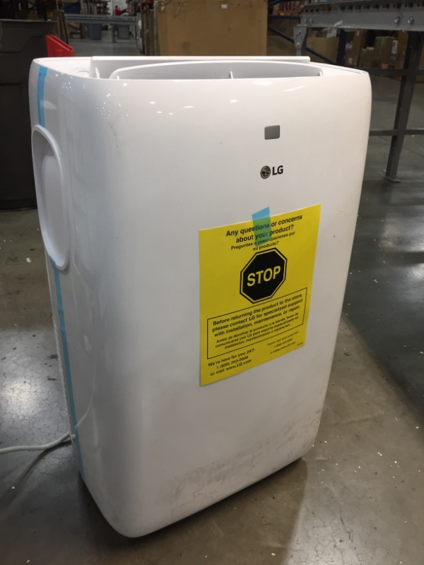 Photo 5 of 7,000 BTU (DOE) 115-Volt Portable Air Conditioner LP0721WSR with Dehumidifier Function and LCD Remote in White
