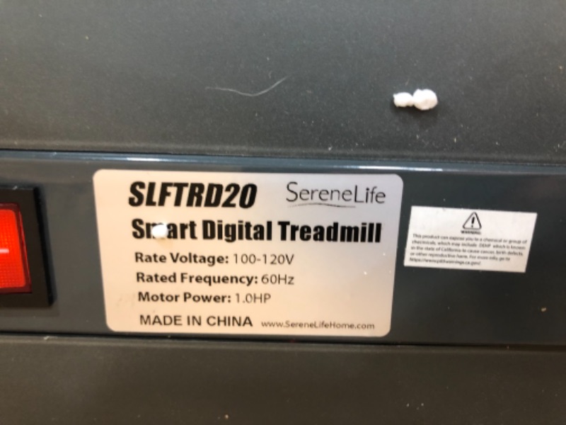 Photo 4 of *HARDWARE OPENED* Serenelife Smart Electric Folding Treadmill