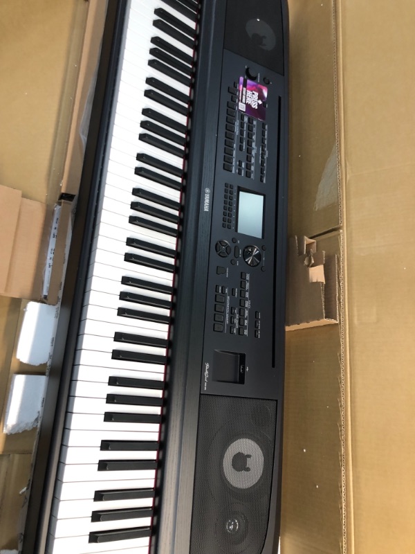 Photo 1 of *MISSING POWER SUPPLY* Yamaha DGX670B 88-Key Weighted Digital Piano, Black (Furniture Stand Sold Separately)
