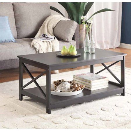 Photo 1 of *DAMAGED* Convenience Concepts Oxford Coffee Table - Black

