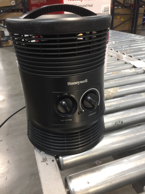 Photo 2 of *DAMAGED Honeywell - 360 Surround Fan-Forced Heater - Slate Gray
