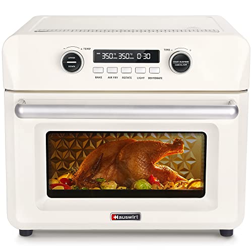 Photo 1 of 10-in-1 Convection Toaster Oven Air Fryer Combo, 26Qt Large Quiet Countertop Rotisserie Oven Dehydrator with 6 Efficient Infrared Heating Tubes, Indep
