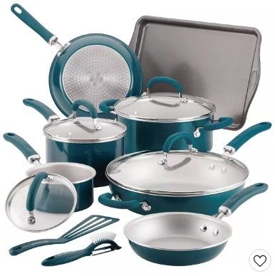 Photo 1 of **USED**
Rachael Ray Create Delicious 13pc Aluminum Nonstick Cookware Set