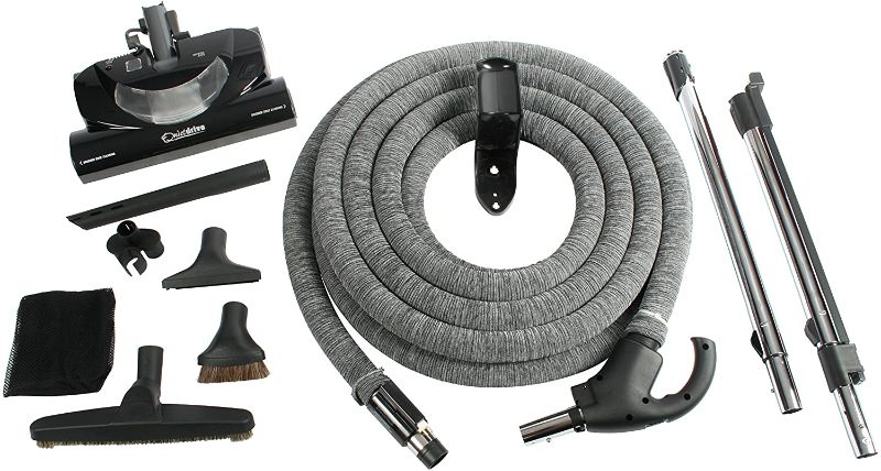 Photo 1 of **USED, MISSING COMPONENTS**
Cen-Tec Systems 92938 Central Vacuum CT20DXQD Kit with 35' DC Hose, Black
