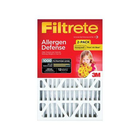 Photo 1 of 3M Filtrete 16 in. W X 25 in. H X 4 in. D Pleated Air Filter
