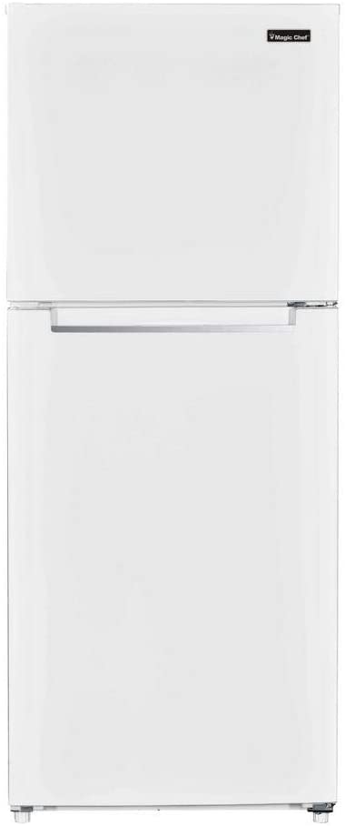 Photo 1 of *view images for damage ** Magic Chef HMDR1000WE 10.1 cu.ft. top Freezer/Refrigerator, White

