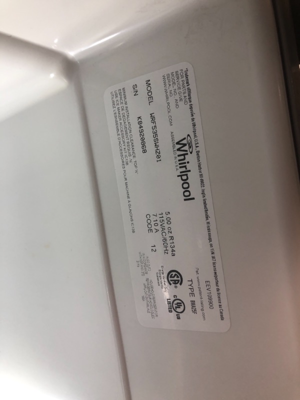 Photo 1 of  DAMAGE***NEEDS CLEANING***25 cu. ft. French Door Refrigerator in Fingerprint Resistant Stainless Steel with Internal Water Dispenser
