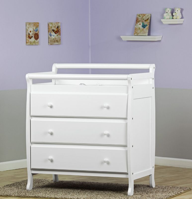 Photo 1 of Dream On Me Liberty Collection 3 Drawer Changing Table, White
(Parts Only)