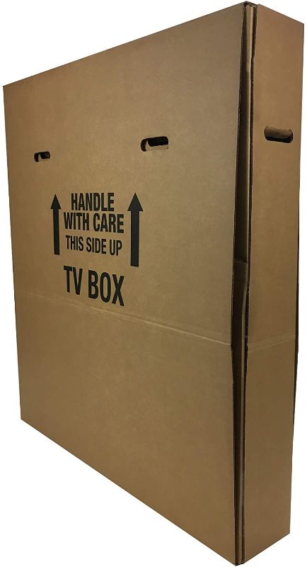 Photo 1 of TV Moving Box Fits up to 70" Plasma, LCD, or LED (1 Pack)
