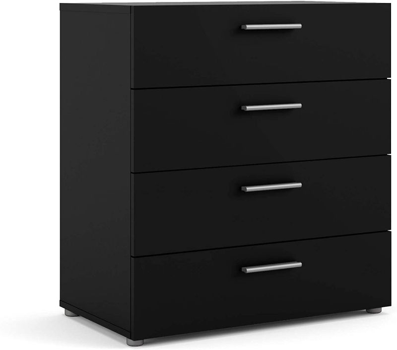 Photo 1 of Pepe Chest of 4 Drawers in Black
