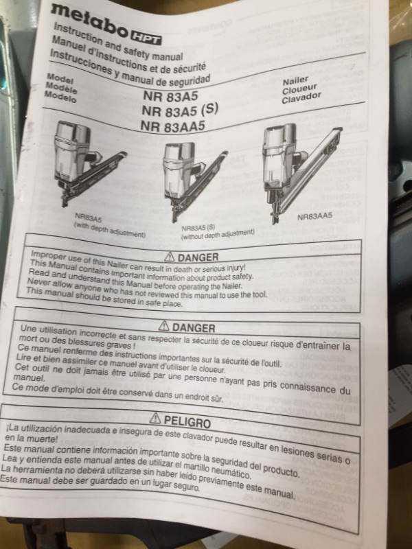 Photo 4 of Senco HPT Strip Nailer NR83A5M