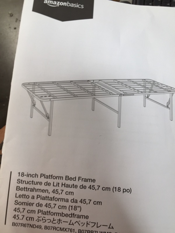 Photo 3 of 18-inch platform bed frame 