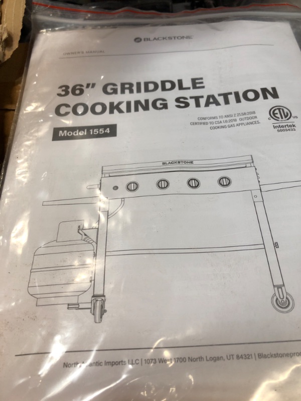 Photo 3 of Blackstone 4-Burner 36" Griddle Cooking Station W/ Rear Grease Management
