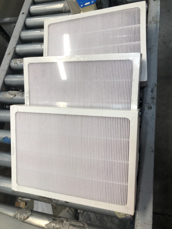 Photo 1 of PUREBURG 3-Pack Replacement Filter Compatible with Blueair 500/600 Series SmokeStop Filter, Odor Removal Classic 501, 503, 510, 550E, 555EB, 601, 603, 650E, 505, 605
