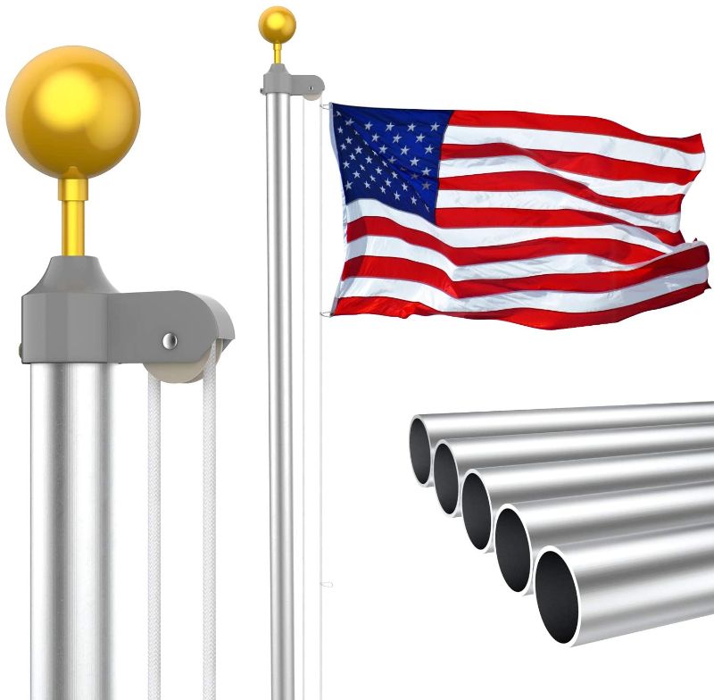 Photo 1 of  25FT Sectional Flag Pole Kit 