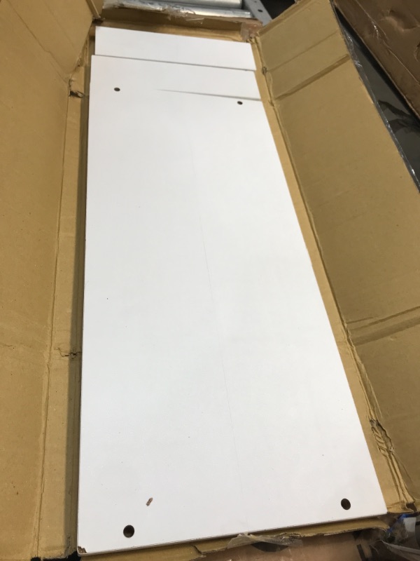 Photo 1 of Mind Reader Wooden Monitor Riser, 3-1/4”H x 21”W x 9-1/2”D, White