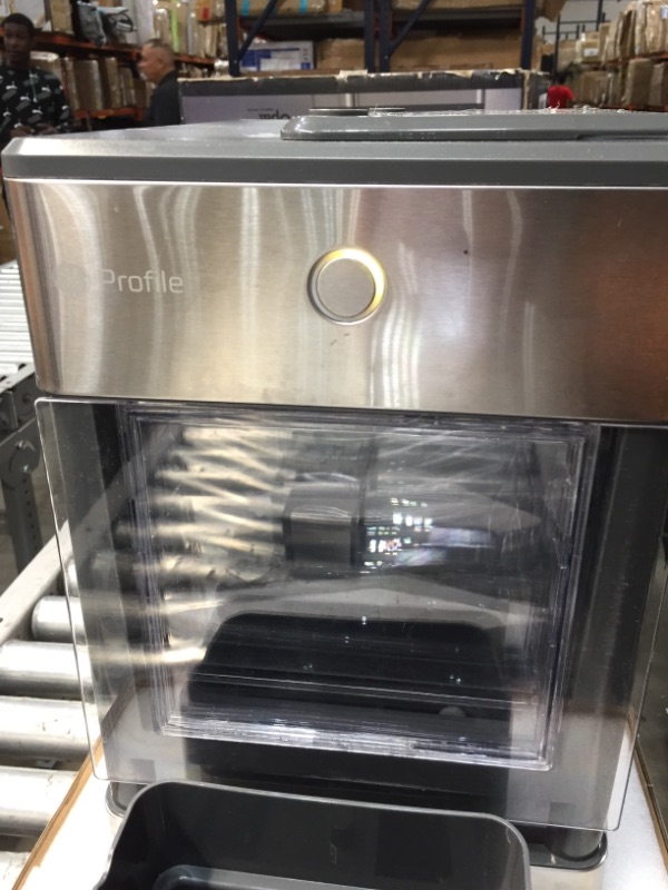 Photo 3 of GE Profile Opal | Countertop Nugget Ice Maker with Side Tank | Portable Ice Machine with Bluetooth Connectivity | Smart Home Kitchen Essentials | Stainless Steel Finish | Up to 24 lbs. of Ice Per Day