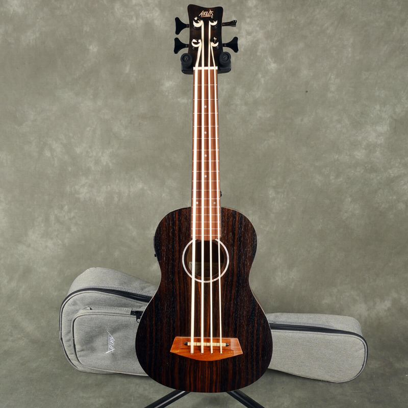 Photo 1 of Aklot AKBU30 Electro-Acoustic Bass Ukulele w/Gig Bag