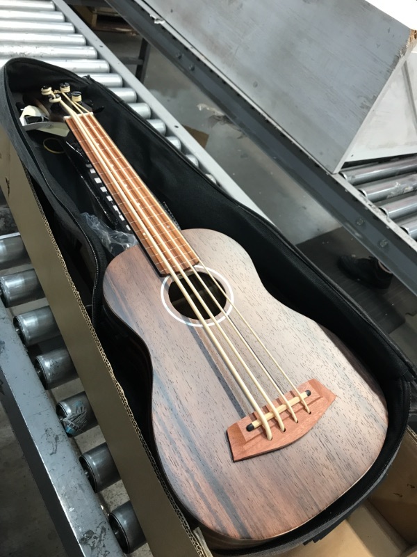 Photo 2 of Aklot AKBU30 Electro-Acoustic Bass Ukulele w/Gig Bag