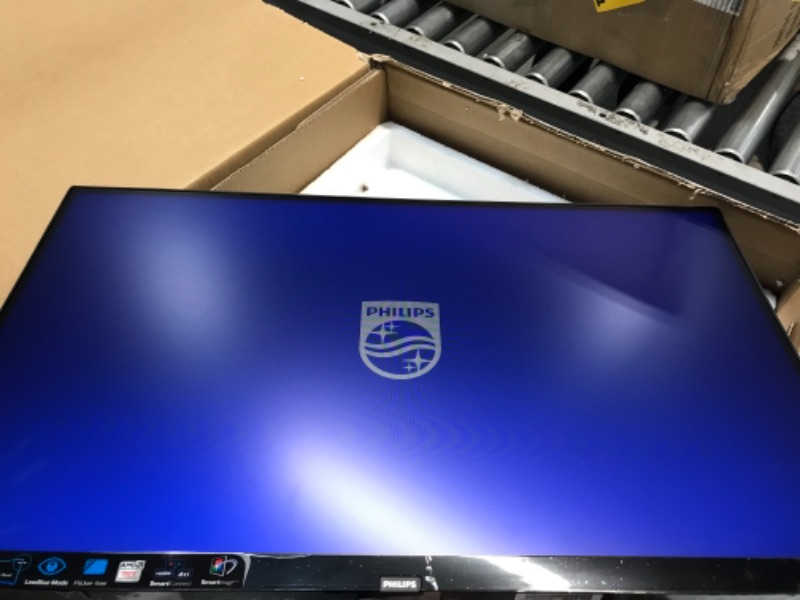 Photo 6 of Philips - E-line 276E9QDSB 27" IPS LED FHD FreeSync Monitor - Glossy Black/Glossy Silver