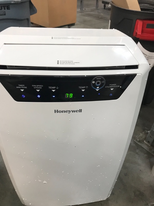 Photo 2 of 11,000 BTU (8,000 BTU DOE) Portable Air Conditioner with Dehumidifier in White