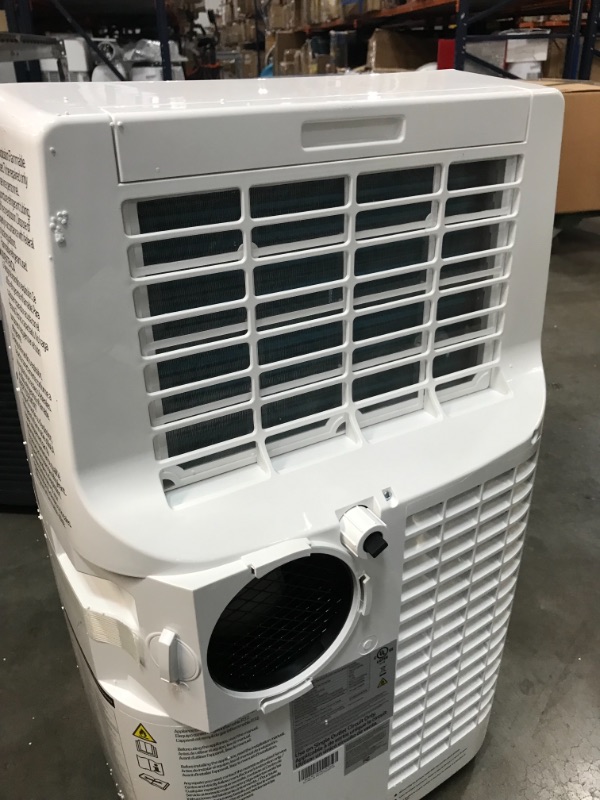 Photo 5 of 11,000 BTU (8,000 BTU DOE) Portable Air Conditioner with Dehumidifier in White