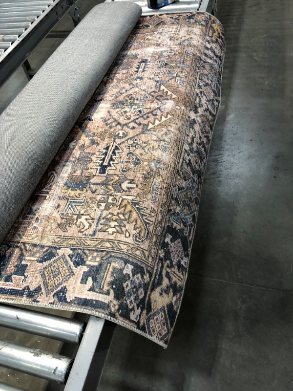 Photo 1 of Chris Loves Julia x Loloi Jules JUL-02 Terracotta / Multi Rug, 5'0"x7'6" - Rectangular
