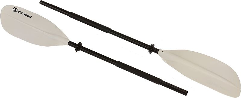 Photo 1 of attwood 11768-2 Asymmetrical 2-Piece Heavy-Duty Kayak Paddle with Comfort Grips 7-Feet
