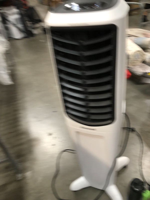 Photo 1 of Honeywell 588-647 CFM Portable Evaporative Tower Cooler with Fan, Humidifier & Remote, 53.6" TC50PEU, White