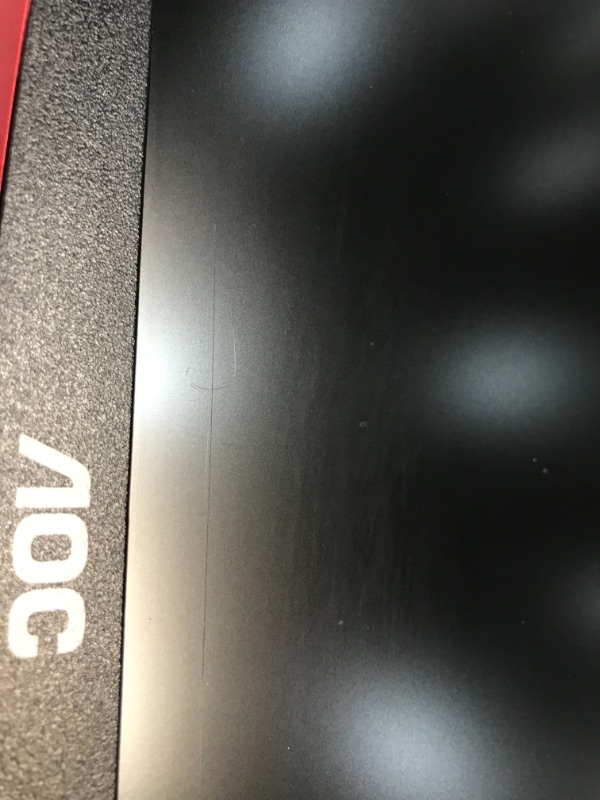 Photo 1 of AOC 27G2 27" Frameless Gaming IPS Monitor, FHD 1080P, 1ms 144Hz, NVIDIA G-SYNC Compatible + Adaptive-Sync, Height Adjustable, 3-Year Zero Dead Pixel Guarantee, Black/Red
PREVIOUSLY OPENED AND USED