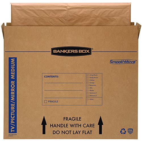 Photo 1 of Bankers Box SmoothMove TV/Picture/Mirror Moving Box (4 PACK)