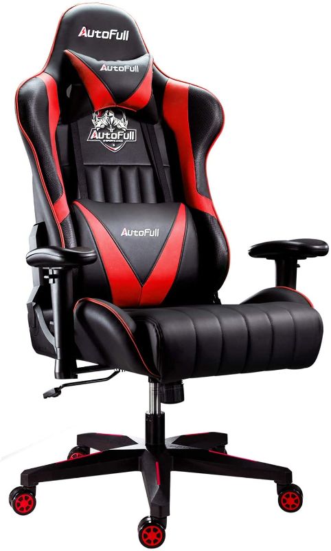 Photo 1 of AutoFull Gaming Chair Racing Style Ergonomic High Back Computer Chair with Height Adjustment, Headrest and Lumbar Support E-Sports Swivel Chair?red
