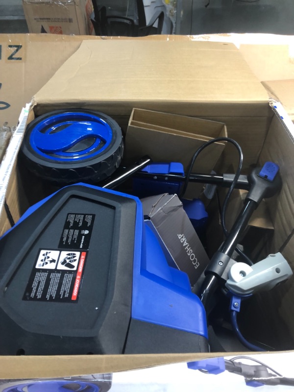 Photo 1 of Snow Joe iON18SB Cordless Single Stage Snow Blower | 18-Inch | 40 Volt | Brushless