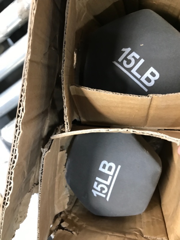 Photo 2 of AmazonBasics Neoprene Dumbbell Hand Weights