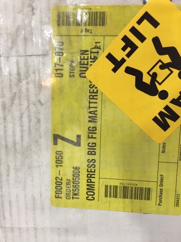 Photo 1 of BIG FIG QUEEN SIZE MATTRESS