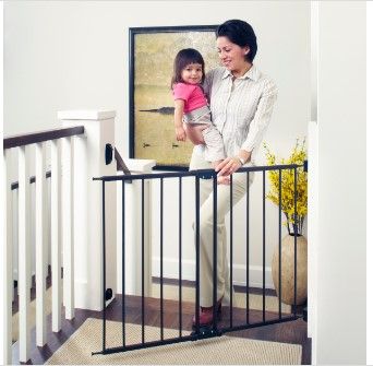 Photo 1 of Toddleroo by North States Easy Swing and Lock Baby Gate, 28.68''-47.85" Wide, Matte Bronze
