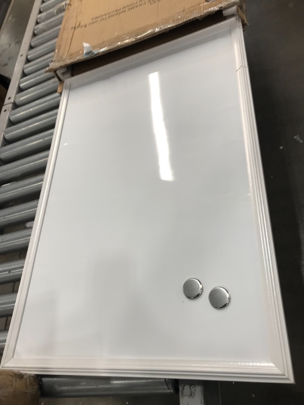 Photo 2 of 20x30 White Frame Magnetic Dry Erase 